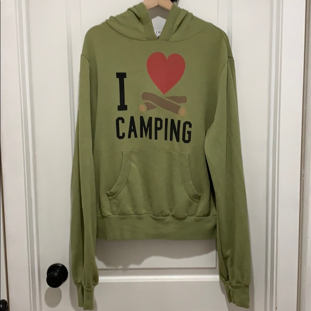 Wildfox I Heart Camping hooded sweatshirt